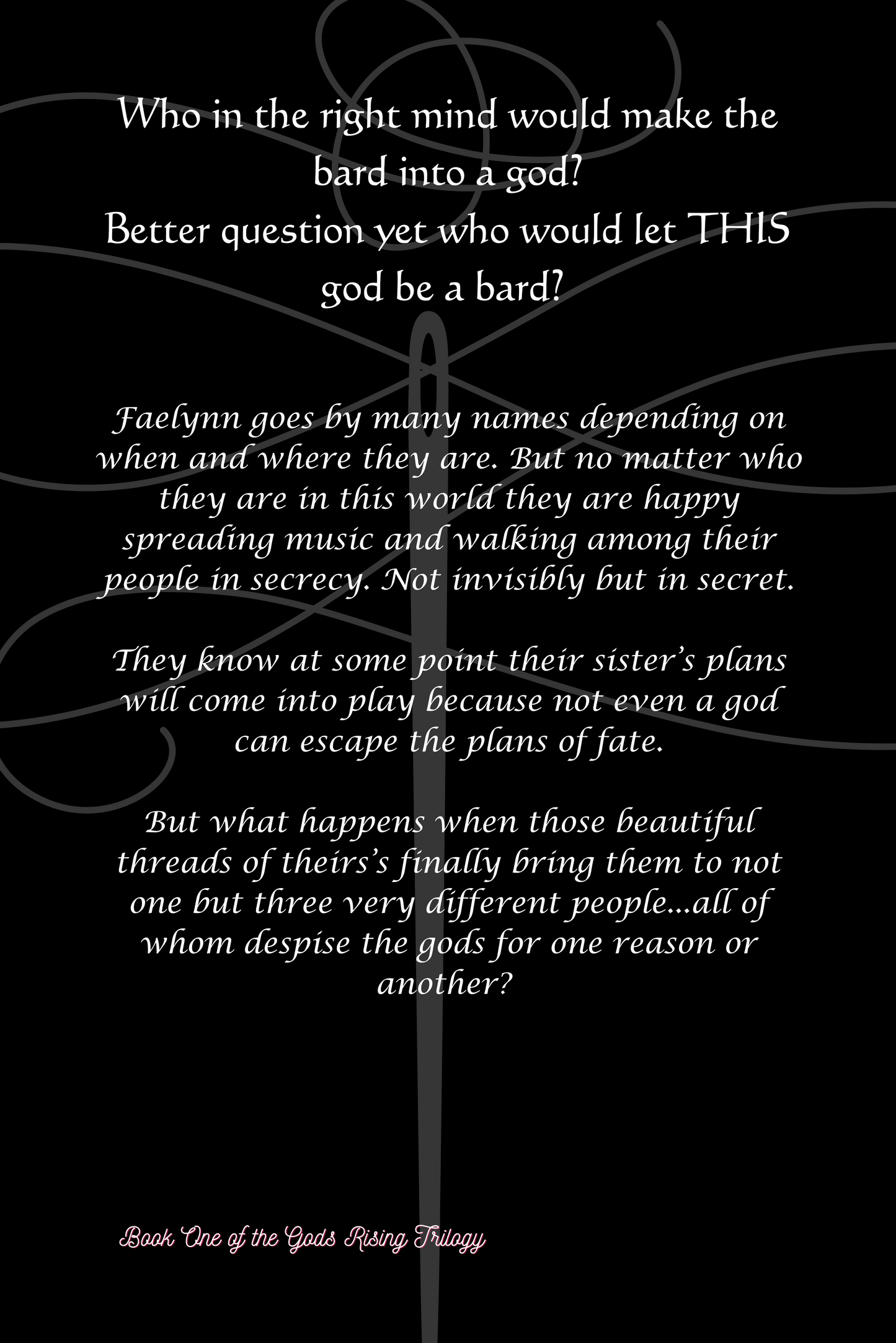 Who Made the Bard a God? (Deities Rising Book One)